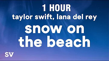 [1 HOUR] Taylor Swift, Lana Del Rey - Snow On The Beach (Lyrics)