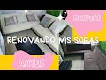 RENOVANDO MI SOFA - HAGO FUNDAS Y COJINES PARA MI SOFA  - ANTUKITA