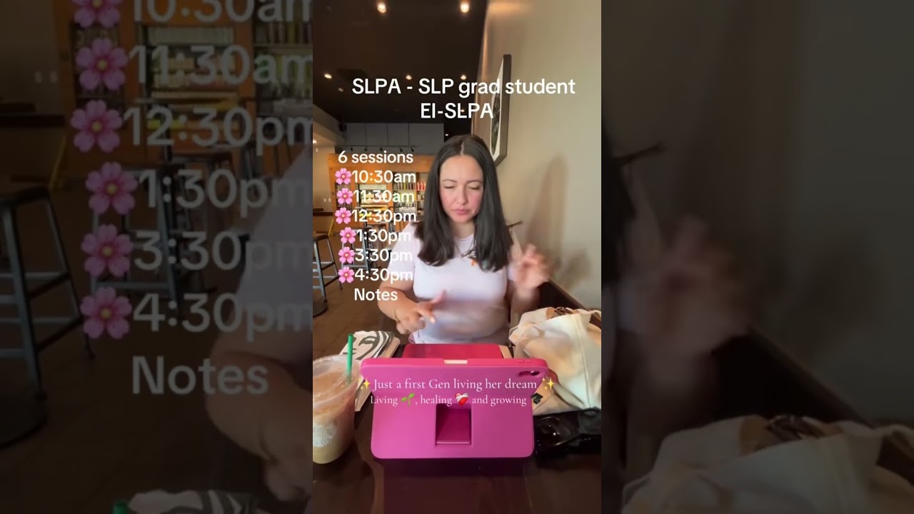 SLPA- SLP grad student 💕