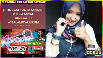DI TINGGAL PAS SAYANG SAYANGE KARAOKE DANGDUT (Duet Bersama Artis Smule Zillzain Part 2 No Vocal)