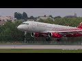 Sukhoi Superjet Of Rossiya Landing Sukhoi Superjet Of Rossiya Landing