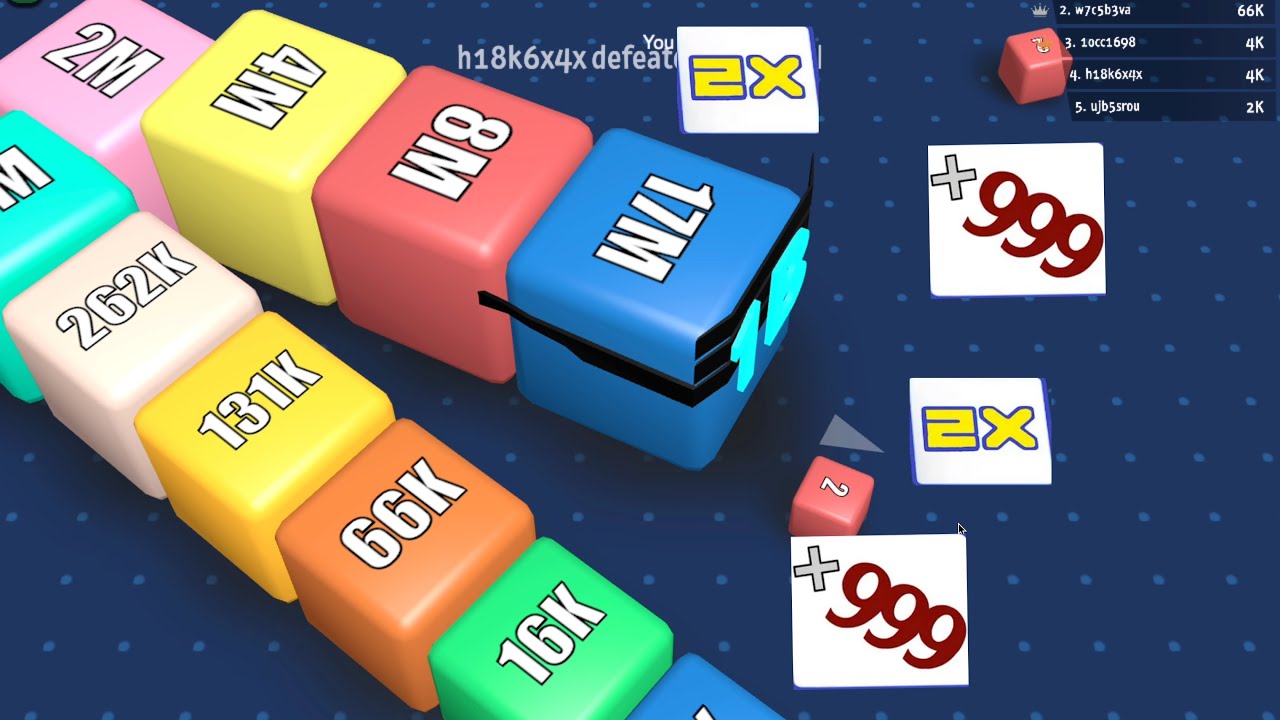 Cubes 2048.io - Over 1.1Quintillion score! 