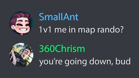 SmallAnt challenged me to a Map Randomizer Race