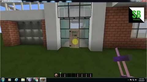 Minecraft - Modern House 1(How to make with only two command blocks )