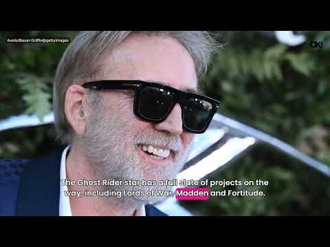Nicolas Cage Turns Heads With Gray Hair and a Matching Full Beard