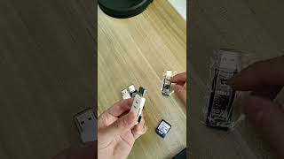 Leitor de cartão USB 3.0 2 em 1 Micro TF leitor de cartão SD adaptador