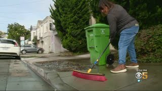 Residents Of San Franciscos West Portal Spend Day Cleaning Up After Flash Flood