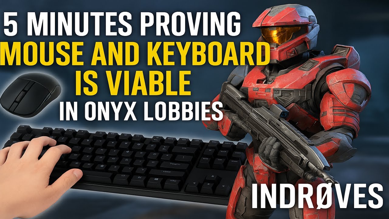 5 MINUTES PROVING MOUSE AND KEYBOARD CAN HANG IN ONYX LOBBIES / INDR0VES MONTAGE 1 / HALO INFINITE