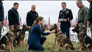 The Nurse Was Asked to Leave the Memorial — Then 7 K9 Dogs Broke Formation for Her
