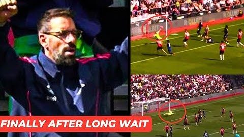 OMG 😱 Van Nistelrooy and Ten Hag's EPIC Reaction to Rashford & De Ligt’s Stunning Goals