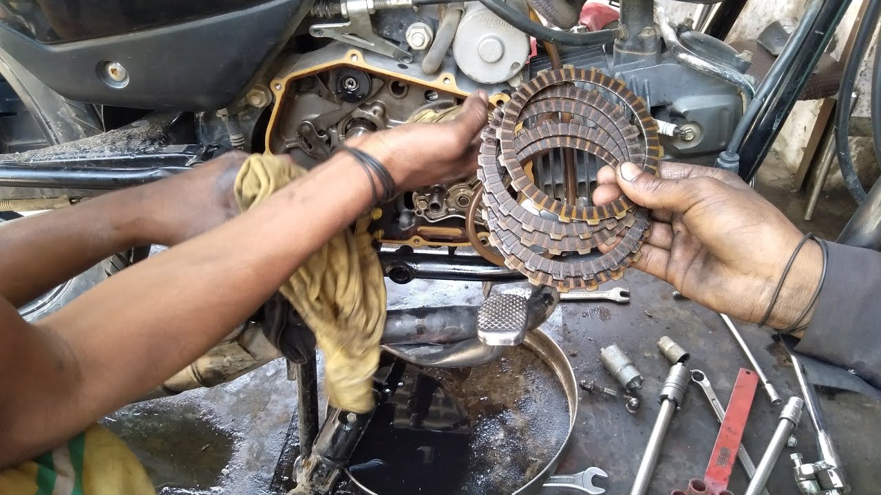 Super splender clutch plate change YouTube