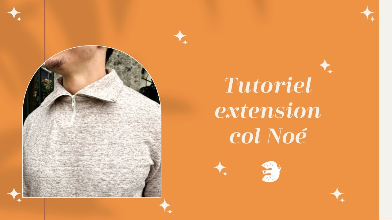Tutoriel couture : on coud l’extension du col Noé
