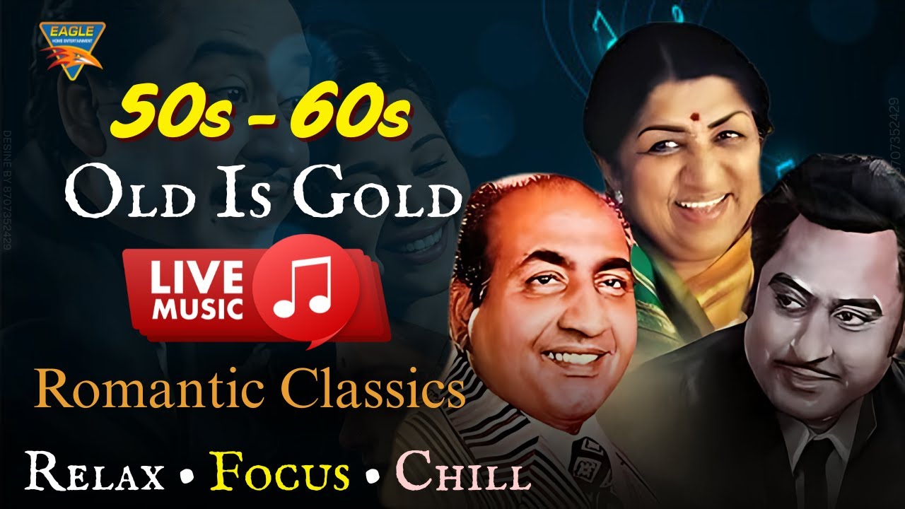 Live | Old Is Gold Songs (50s–60s) | Relaxing Vintage Music for Study, Work & Meditation 