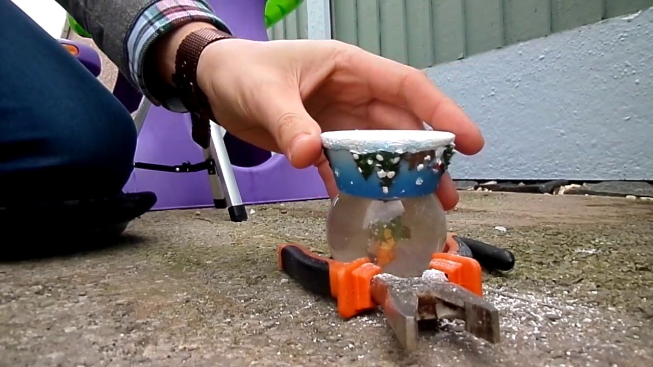 Prank Snowball Glass versus electric Drill Hammer challenge awesome life hacks with drill funandroll