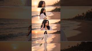Cinematic Beach Sunset College Ai Photo Editing | ChatGPT Beach Prompts