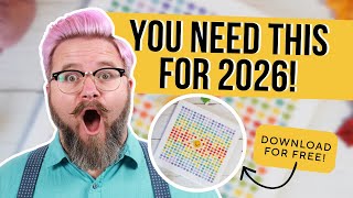 Ideas for a Year-Long Tracker Pattern | Get your 10 Free Patterns! | Caterpillar Cross Stitch