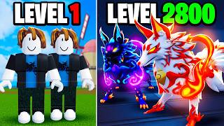 Noob To Max Level With EMPYREAN KITSUNE in Blox Fruits
