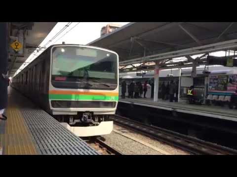 ［接近放送あり］上野東京ライン E231系 浦和駅入線