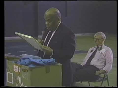 1990 Basketball Championship Assemblies at East Catholic High School and Southwestern High School still