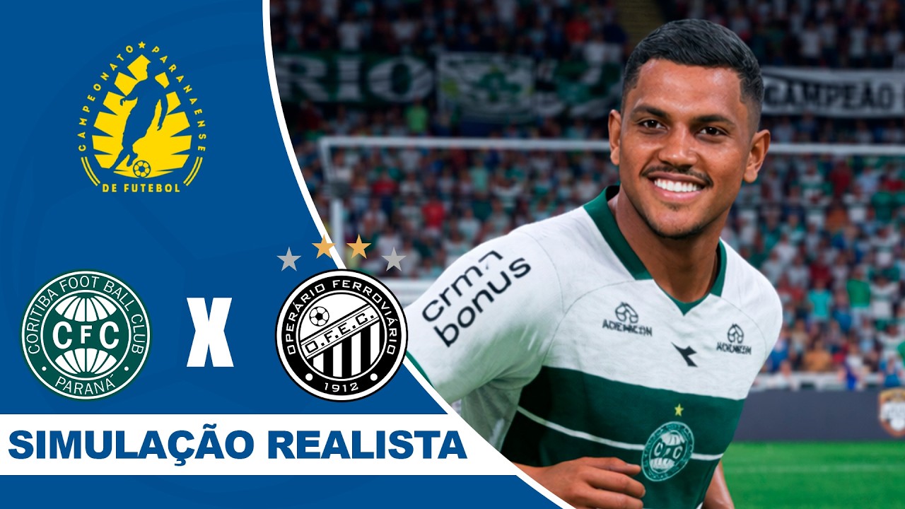 CORITIBA X OPERÁRIO | Campeonato Paranaense 2026 | Simulação Realista