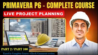 🚀 Learn Primavera P6 from Scratch | Real Project Planning Tutorial l WBS  Creation in Primavera
