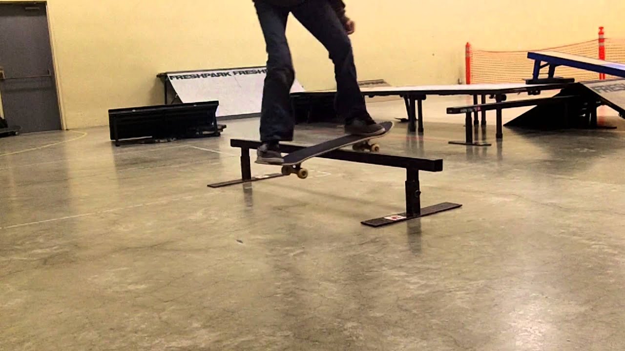 my first boardslide (HD) YouTube