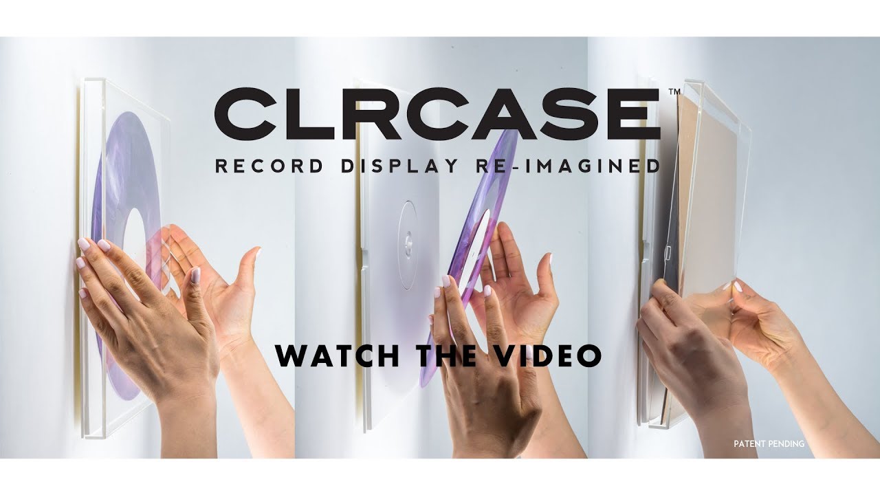 CLRCASE Record Display Case (Better than a record frame)