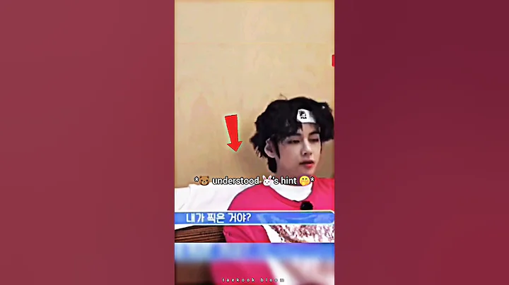 Jungkook thought we wouldn't notice 🐰😳 the hint he gave to Taehyung 😉‼️ #shorts #ytshorts #taekook