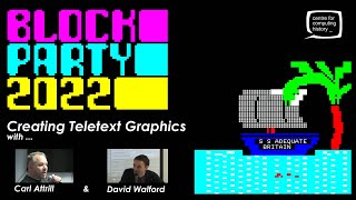 Block Party 2022 - ZXNET Teletext Editor Demonstration screenshot 2
