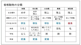 脊椎動物の分類