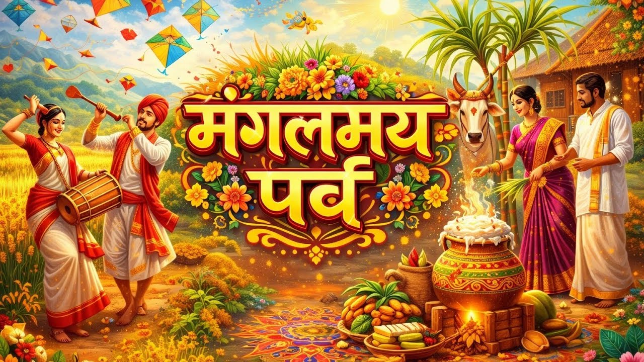 मंगलमय पर्व | Makar Sankranti • Pongal • Bihu Festive Music | Indian Harvest Celebration 