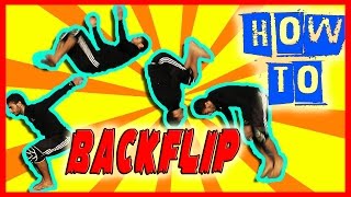 How to Backflip in 3 easy Steps Only (Beginner BackFlip tutorial)