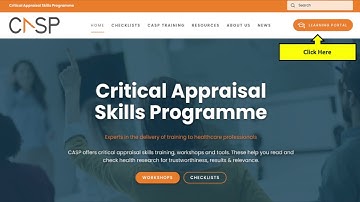 CASP Online Learning - Example of how to sign up