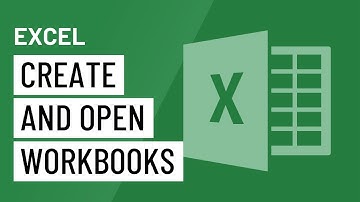 Excel: Creating and Opening Workbooks