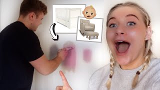STARTING ON OUR BABY GIRLS NURSERY!! | James and Carys