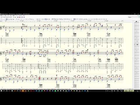 Watch the TablEdit tab for 'The Entertainer' by Francesco Paganini (2024)