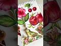 first colored pencil spread | sketchbook practice 🌺 #artshorts #art
