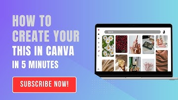 How to Make an Aesthetic Pinterest Mood Board in Canva (Fast & Easy | 5 Minutes Tutorial)