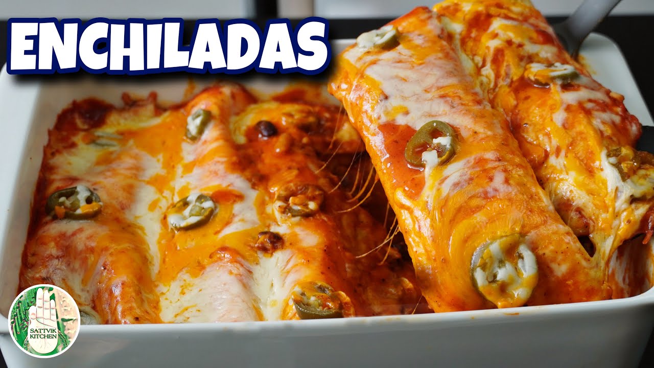 Delicious Veg Beans Enchiladas recipe | Protein rich Enchiladas recipe