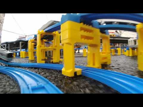 【プラレール前面展望(Plarail Camera Car)】信濃町鉄道おもちゃフェス2019！東京～新宿間の地上・地下の再現レイアウト＜雨の日の東京メトロ南北線編＞
