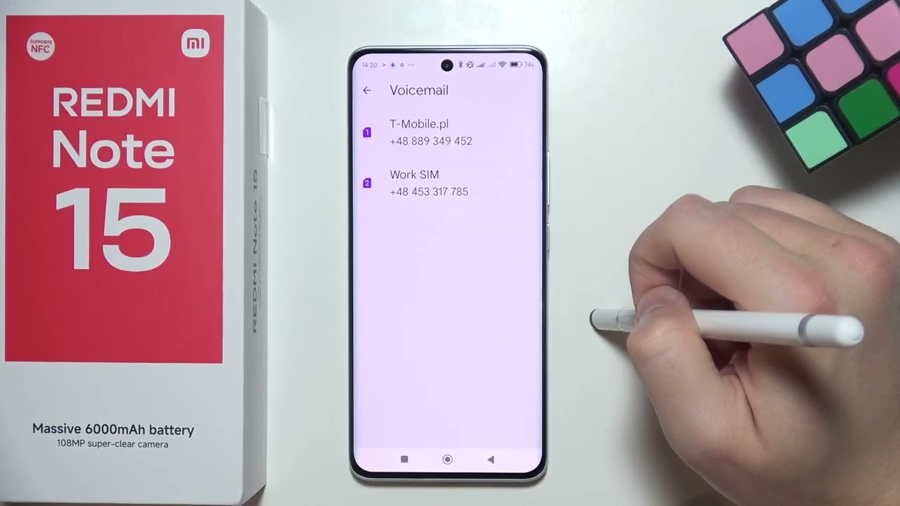 Redmi Note 15: Как открыть настройки голосовой почты