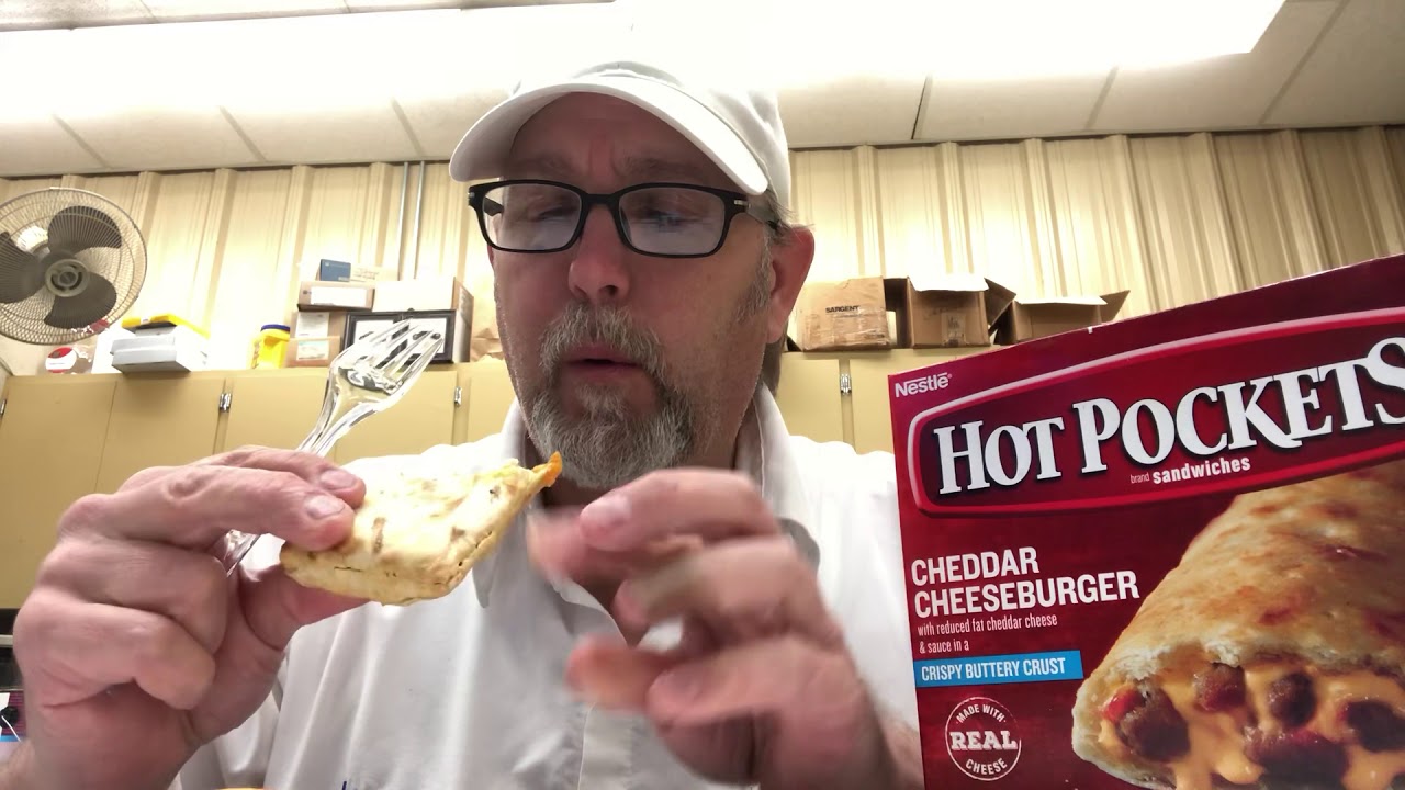 Cheddar Cheeseburger Hot Pocket The Beer Review Guy YouTube
