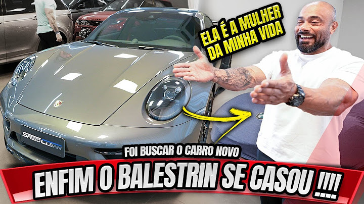 BALESTRIN SE CASOU, CARIANI É O PADRINHO ? ELE BUSCOU SEU PORSCHE !!!