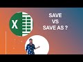 Difference between save &amp; save in excel #viralvideo #viral #youtubeshorts #computer #excel