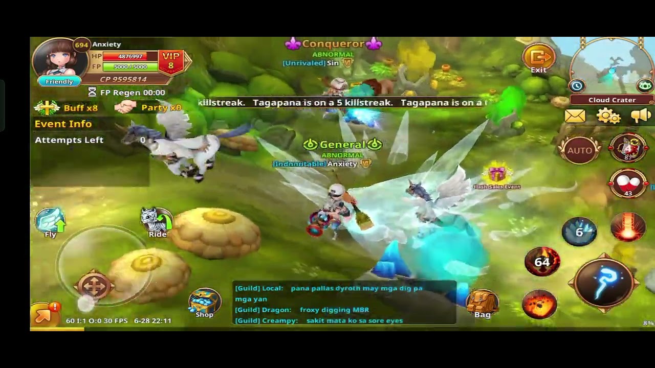 Legends Guild Speed Hack User in Flyff Legacy S122-123-124