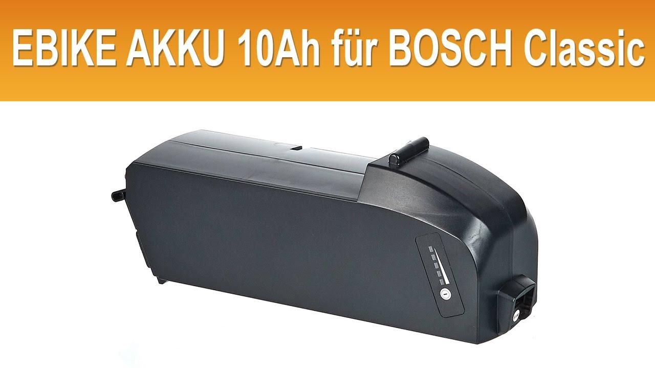 eBike Akku Ersatzakku Batterie 10,4Ah 375 Wh für Bosch eBike Classic 36V System Rahmen