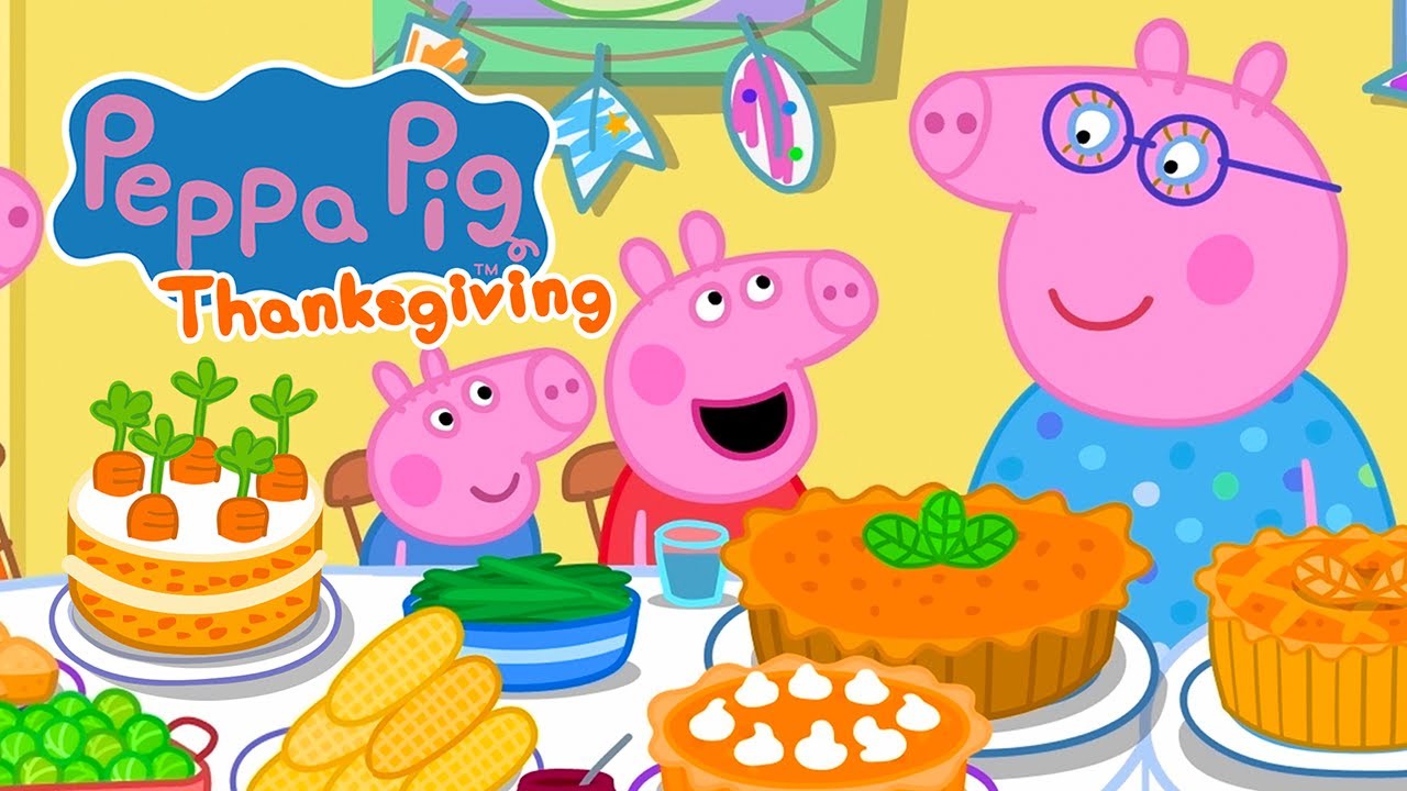 Pumpkin Pie! 🥧 Thanksgiving Songs For Kids 🎶 Peppa Pig Nursery Rhymes ...