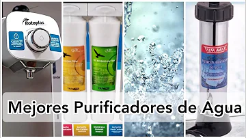 ¿Cuáles son los dos filtros más utilizados en los hogares para purificar el agua potable?