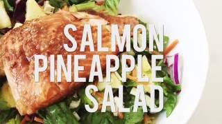 Salmon Pinapple Salad - Easy Dinner Salad
