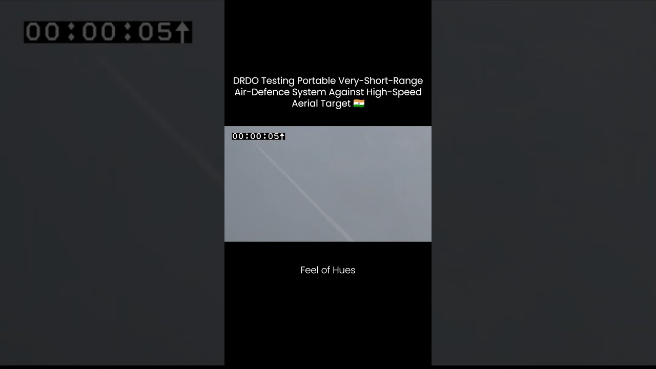 DRDO Testing VSHORADS missile for Indian Air force 